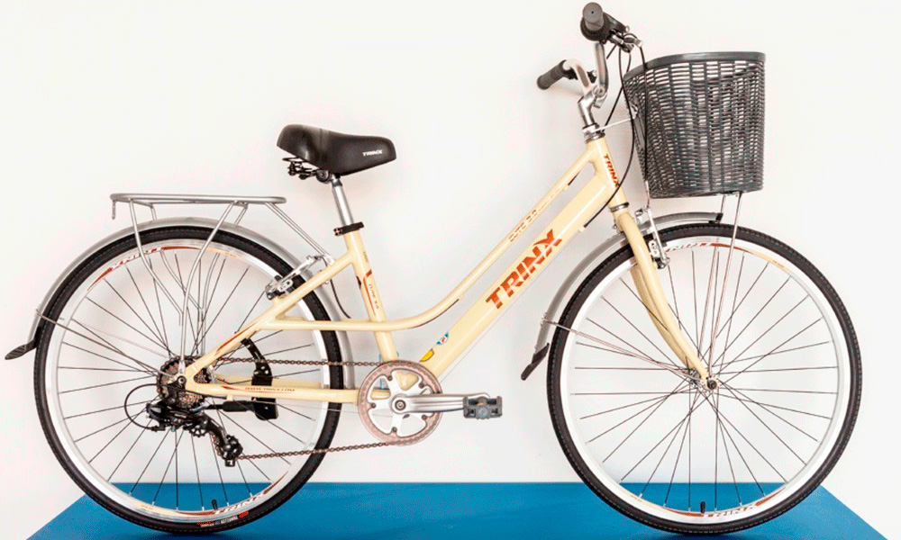 Фотография Велосипед Trinx Cute 3.0 26" размер S 2021 желтый